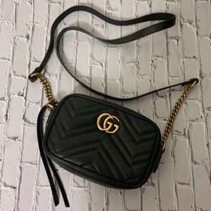 GG Authentic Marmont matelassé mini Link New!